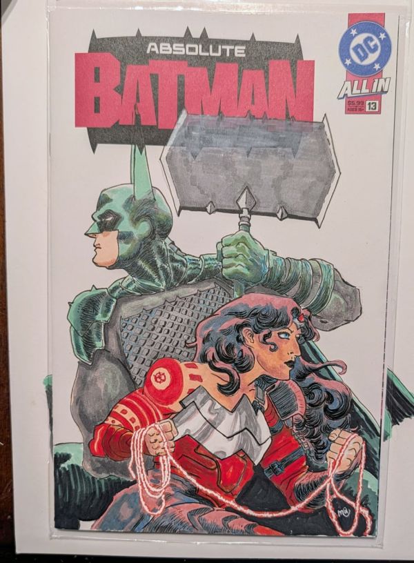 Image for Batman and Wonder Woman Sketch Cover