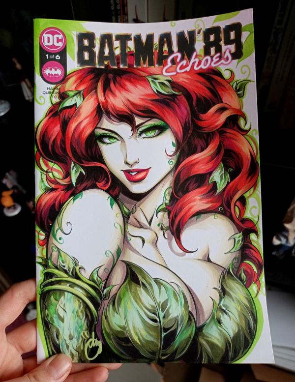 Image for Poison Ivy - Batman sketch cover by Lictoria 
