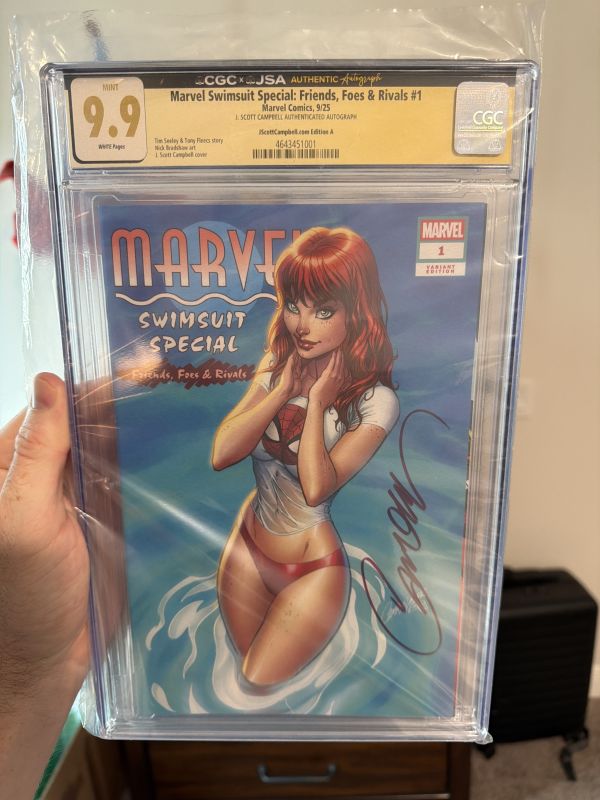 Image for Marvel Swimsuit Special Signed by J. Scott Campbell