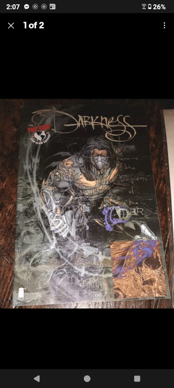 Image for The Darkness Signed Comic