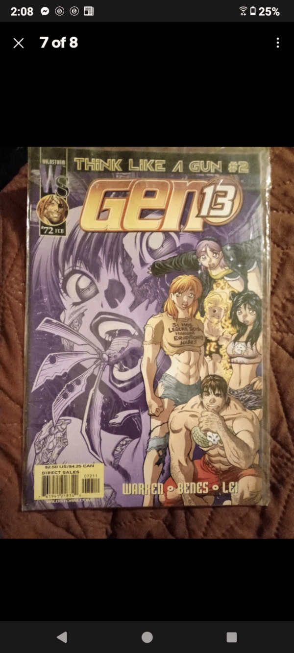 Image for Gen 13 Think Like a Gun #72