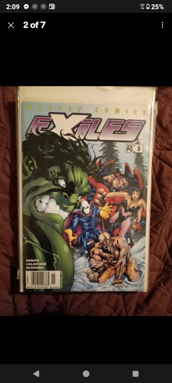 Image for Exiles Marvel Comics Issue