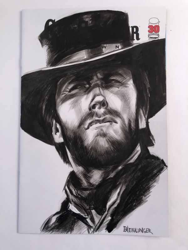 Image for Clint Eastwood Gunslinger Sketch Cover