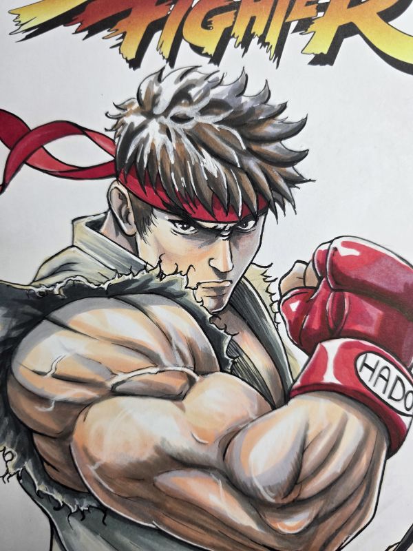 Image for "Heart of battle" Ryu Sketch Cover by Smo-G