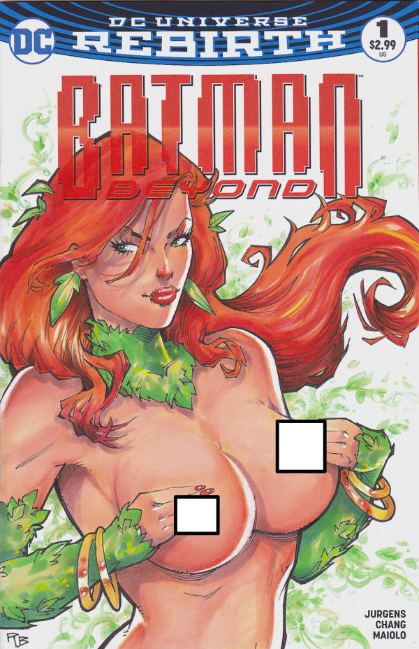 Image for Poison Ivy  just almost NSFW Sketch Cover