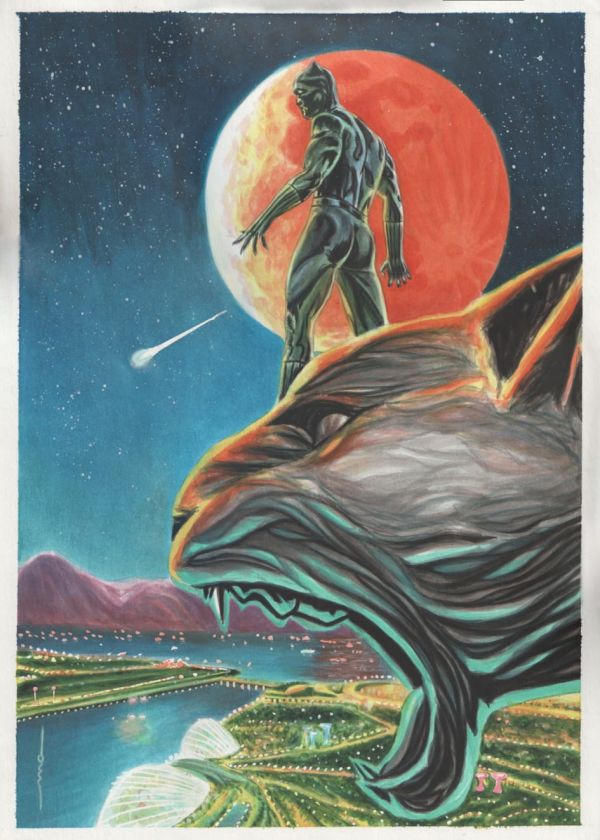 Image for Black Panther Original Art By Manuel Alves