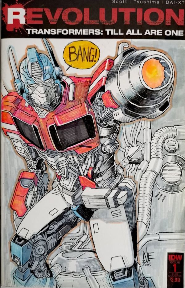 Image for Optimus Prime REVOLUTION blank cover art