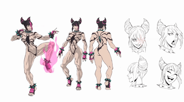 Image for Juri Character Model Sheet