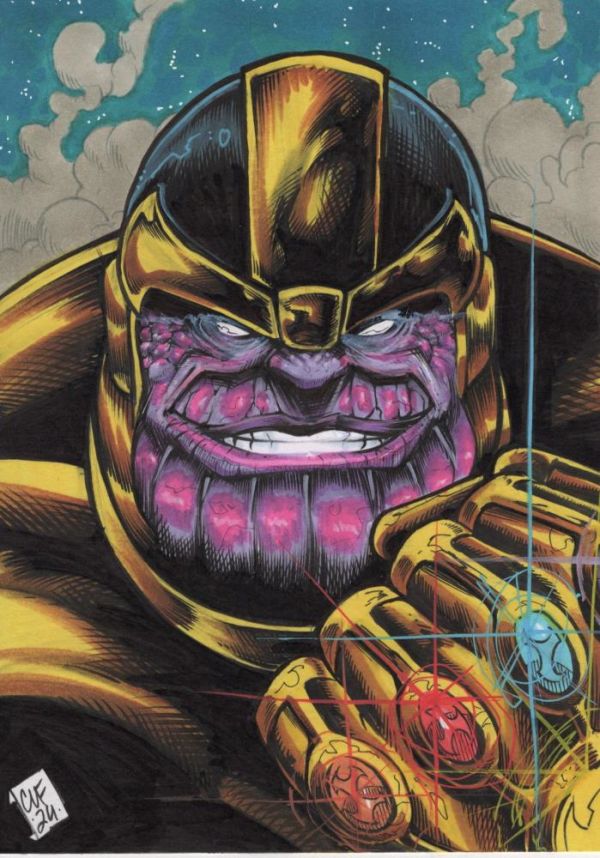 Image for Thanos 5x7 by Chris Foreman