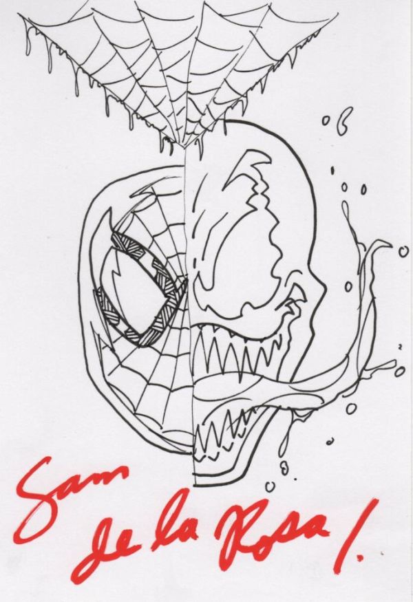 Image for Spider-Man and Venom Sketch by Sam De La Rosa