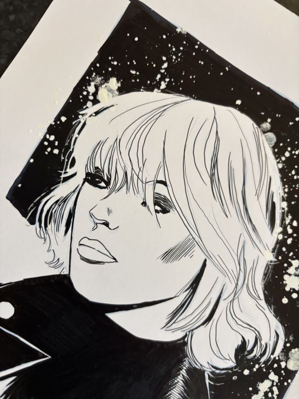 Image for Debbie Harry Black and White Drawing