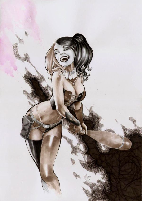 Image for harley quinn copic markers