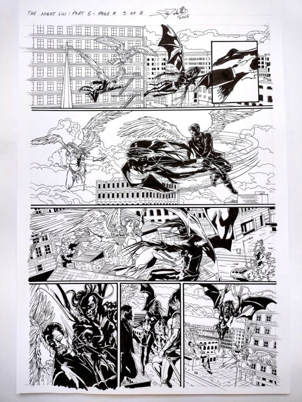 Image for Original Published art by Dean Juliette - The Night Lili Part 5 - Page 3