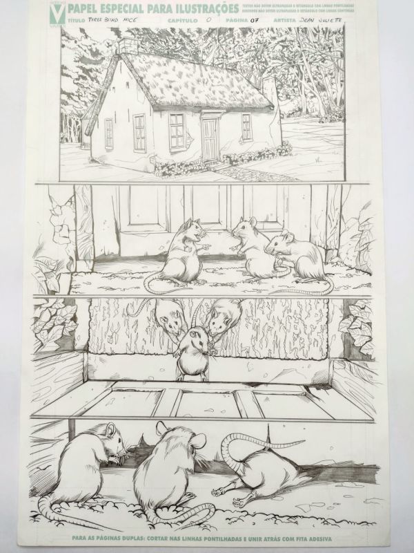 Image for Grimm Fairy Tales #27 - Page #7 - Original Pencils by Dean Juliette