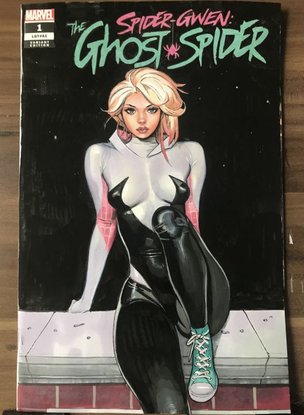 Image for Spider-Gwen Blank Cover by Celal Koc