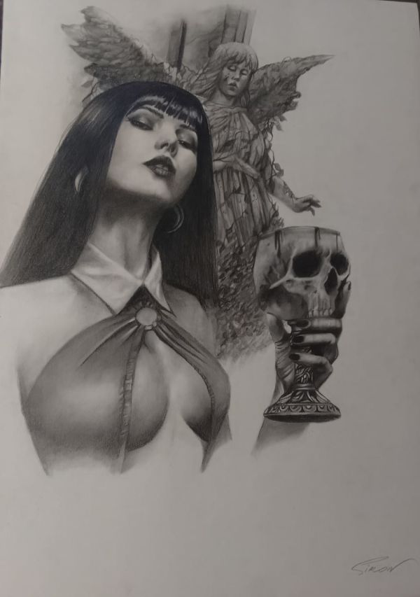 Image for Vampirella with Skull Chalice