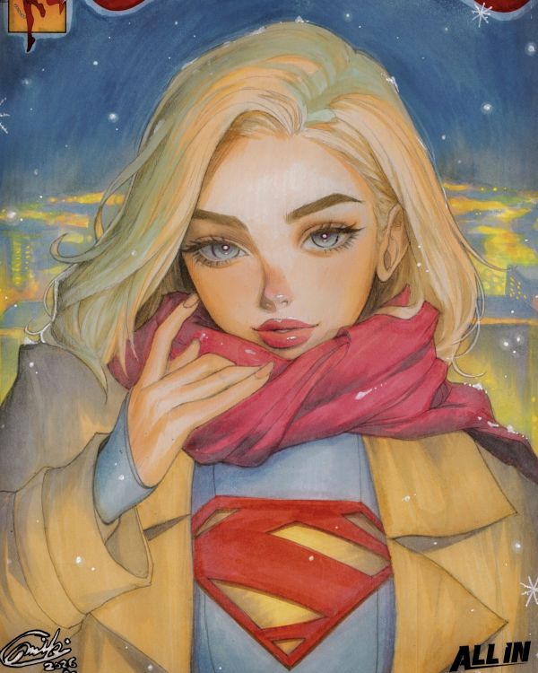 Image for Supergirl sketch cover by Miki Okazaki 