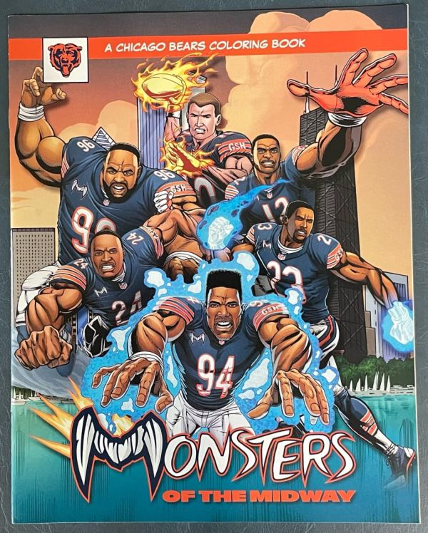 Image for Chicago Bears Monsters of the Midway coloring book!