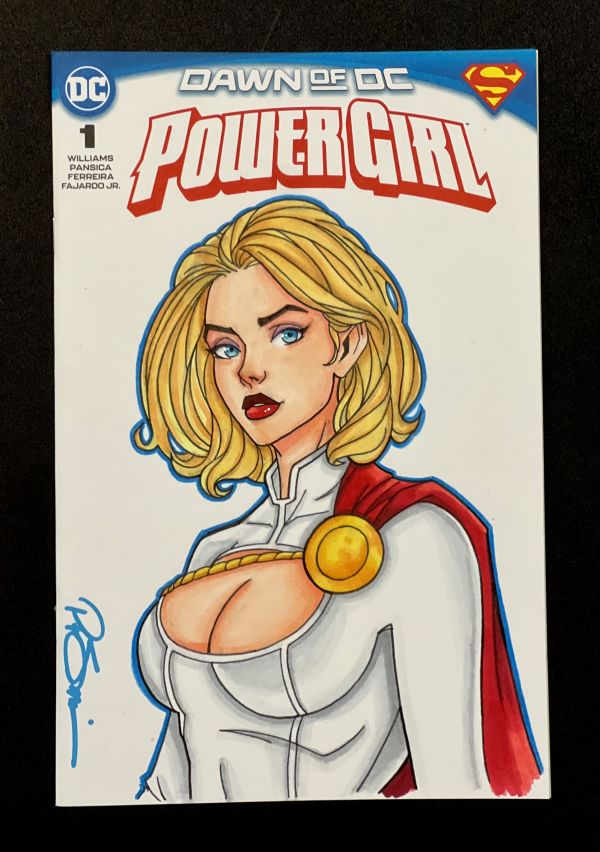 Image for ORIGINAL POWER GIRL ILLUSTRATION