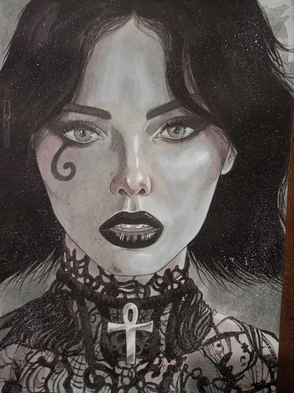 Image for Death Portrait Original Art