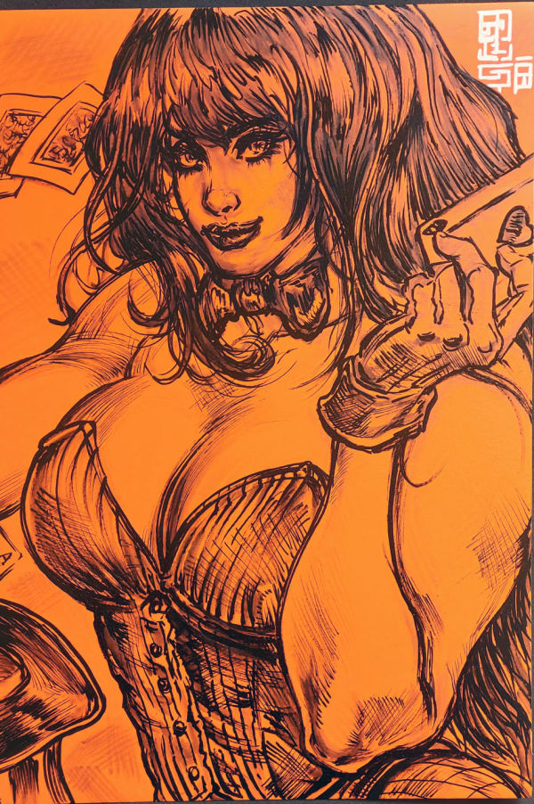 Image for Zatanna - QUEEN OF MISDIRECTION. 2024 / Bazal. 11,7x16,5 in. 