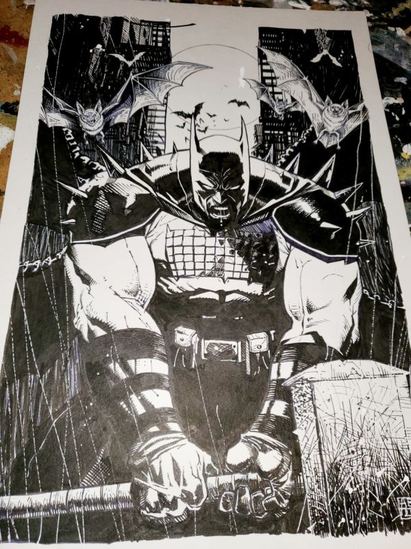Image for Absolute Batman Black and White Original Art