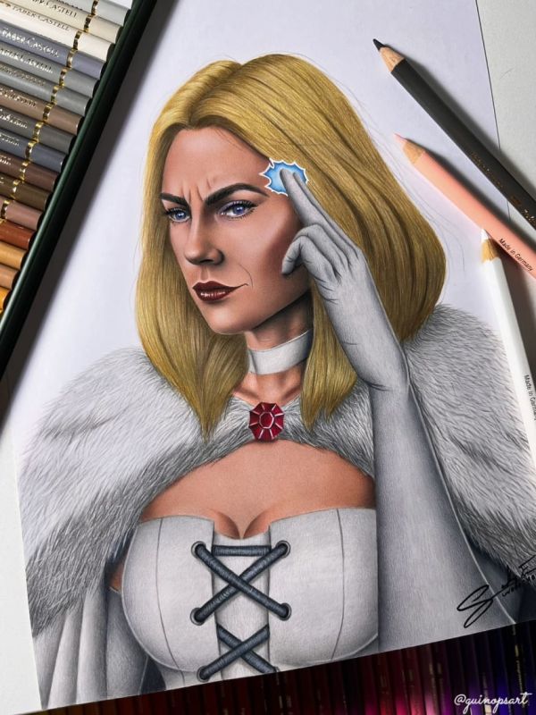 Image for Emma Frost, X-Men Portrait Original Art