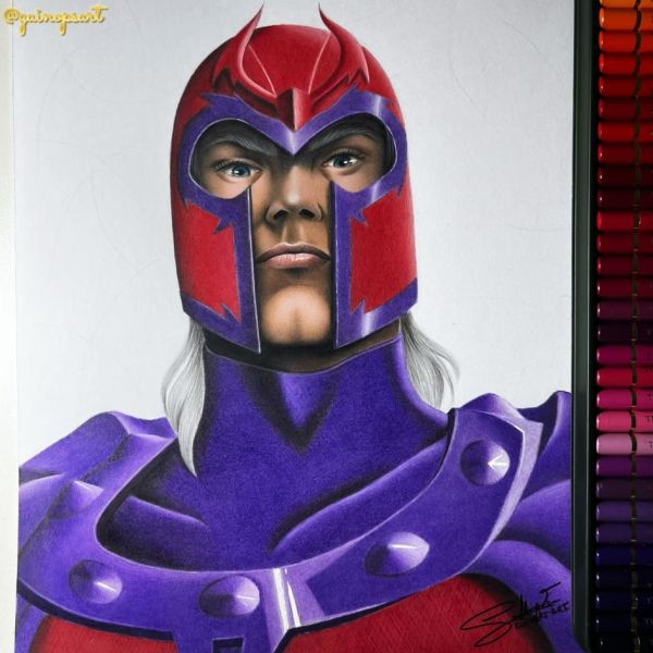 Image for Magneto, X-Men Portrait Original Art