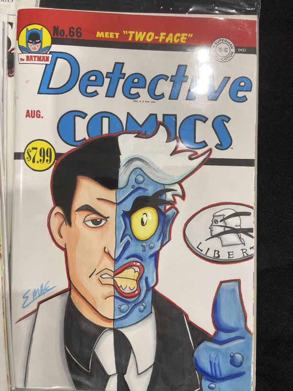 Image for Two-Face Sketch Cover on Detective Comics #66