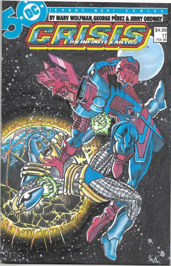 Image for ANTI-MONITOR VS GALACTUS!! sketch cover by Jason Spyda Adams