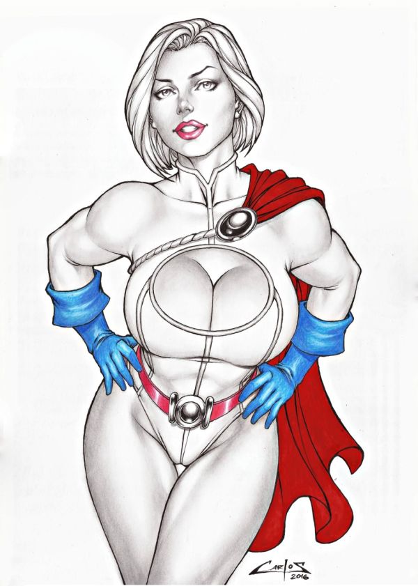 Image for Power Girl Illustration