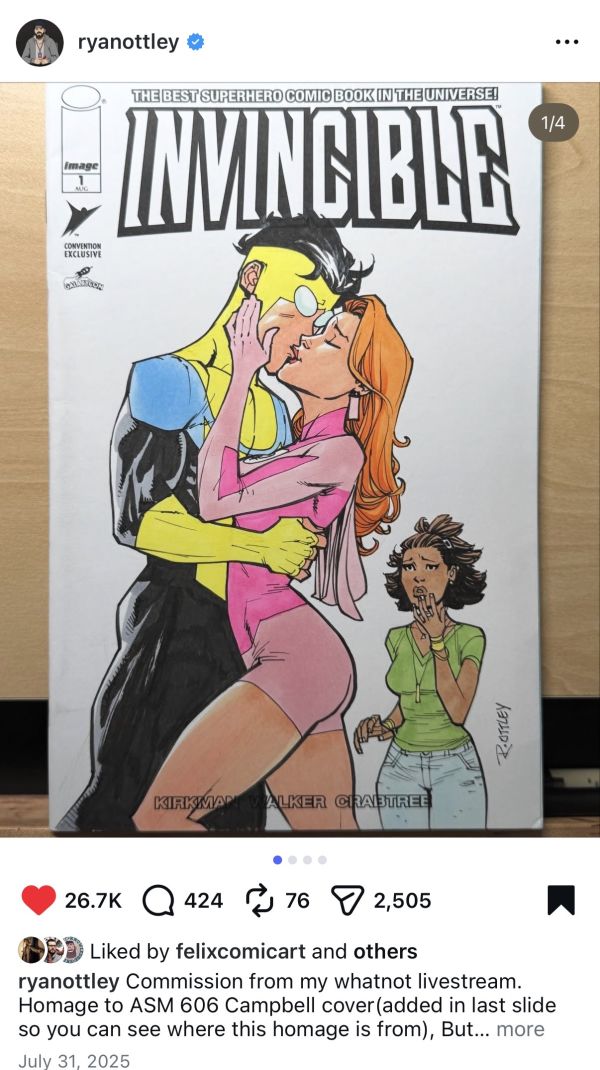 Image for Invincible Sketch by Ryan Ottley