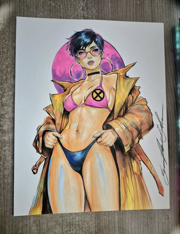Image for Jubilee - Pinup art by Guilherme Silva - 11" x 14"