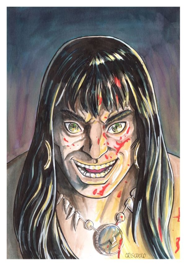 Image for Savage Warrior Portrait by Criscuolo