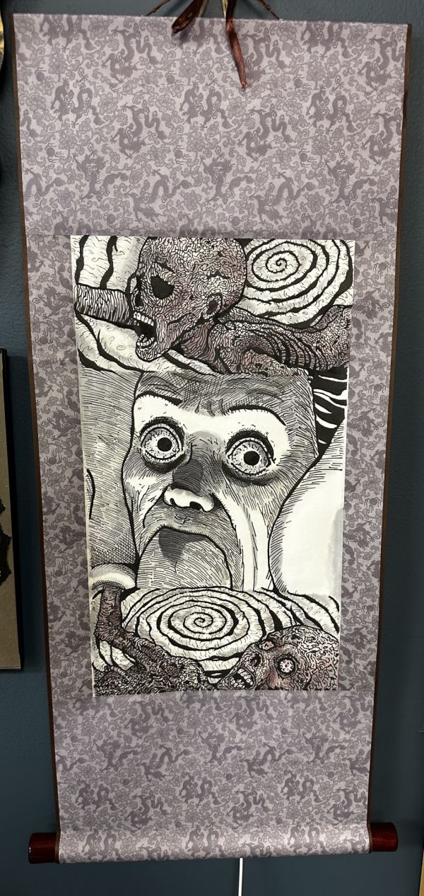 Image for Horror Illustration Hanging Scroll