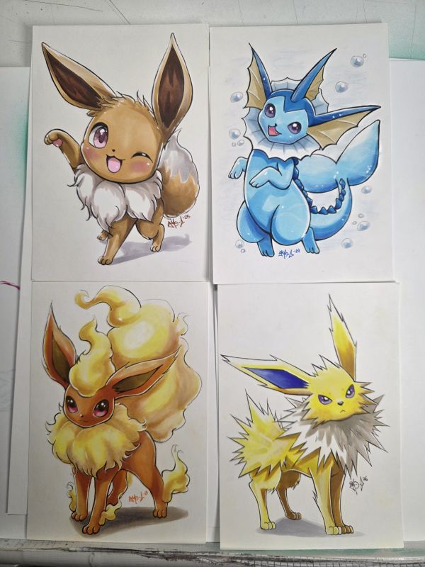 Image for 4.5x6.5 Classic Eevee-lution Set by Smo-G (2024)
