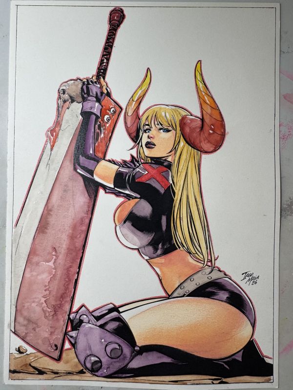 Image for Magik X-Men Pin Up Art 9x12
