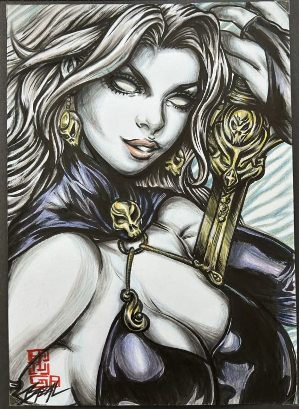 Image for "Lady Death Ascends" by Angel Bazal