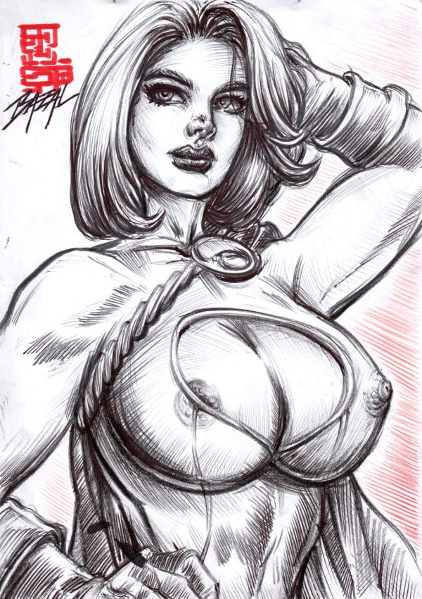 Image for Power Girl - NO APOLOGIES / Bazal. 8,3x11,7 in. 