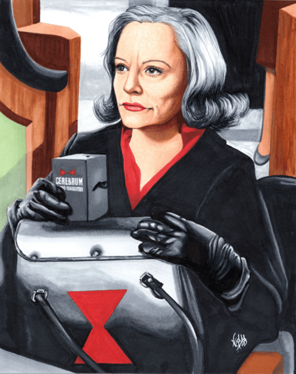 Image for Tallulah Bankhead as Black Widow by Bill Crabb