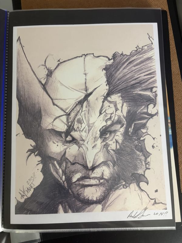 Image for Wolverine Portrait Pencil Art