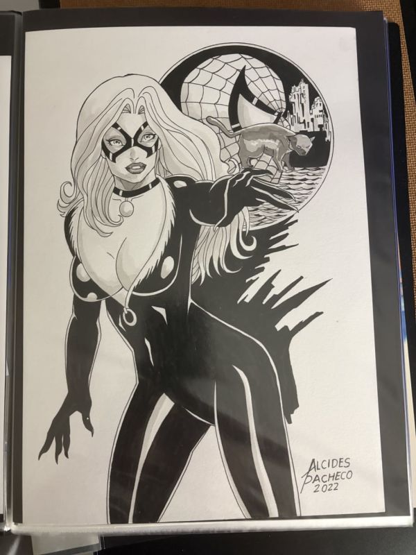 Image for Black Cat Illustration by Alcides Pacheco