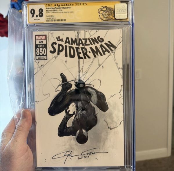 Image for Amazing Spider-Man #49 Sketch Cover CGC 9.8