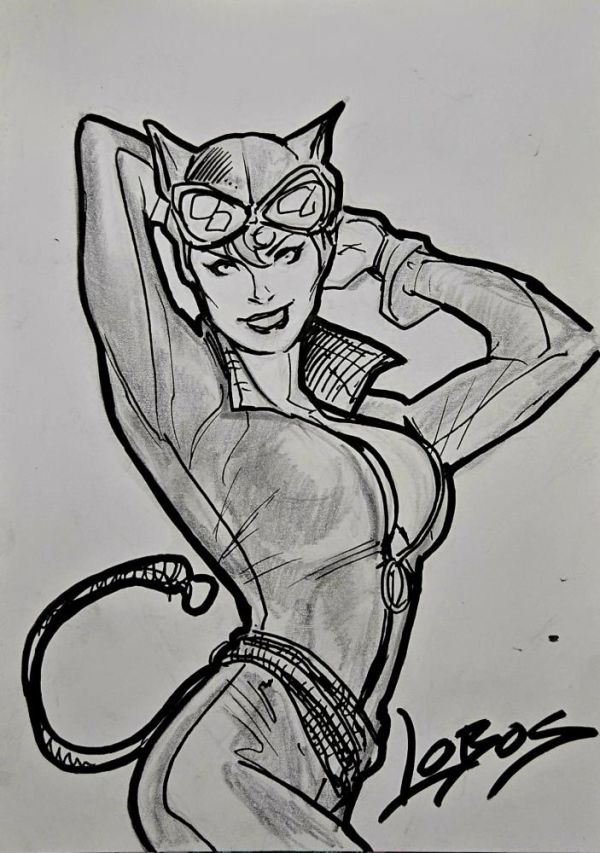 Image for Catwoman Original Art by LOBOS