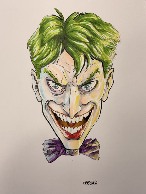Image for Joker Headshot Original Art