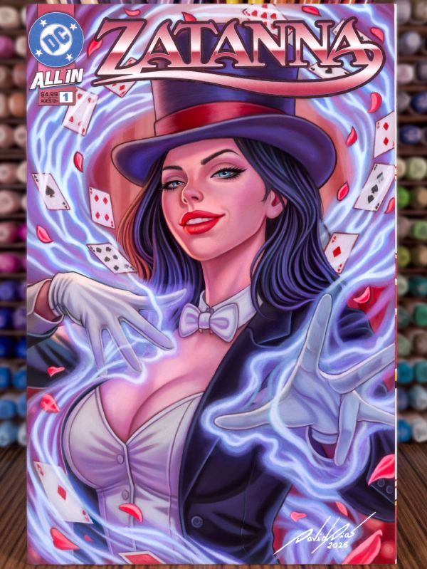 Image for Zatanna - The Mistress of Magic - Original Sketch Cover Art 