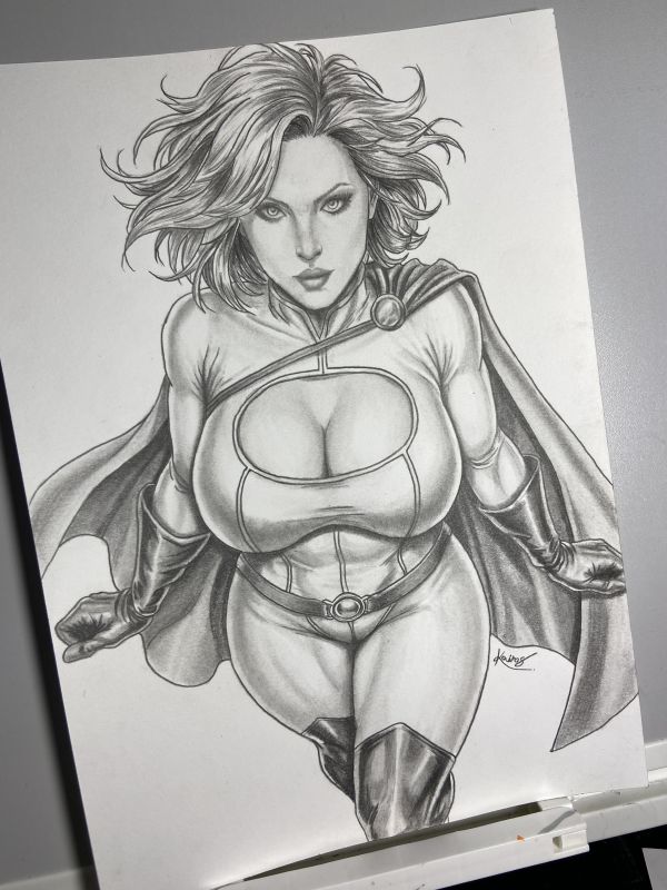 Image for Power Girl 9"12 by Kairos