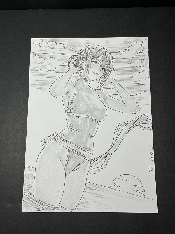 Image for Psylocke Illustration by Reginaldo Oliveira 9x12