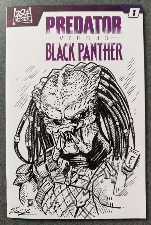 Image for Predator sketch cover Tim Shinn 