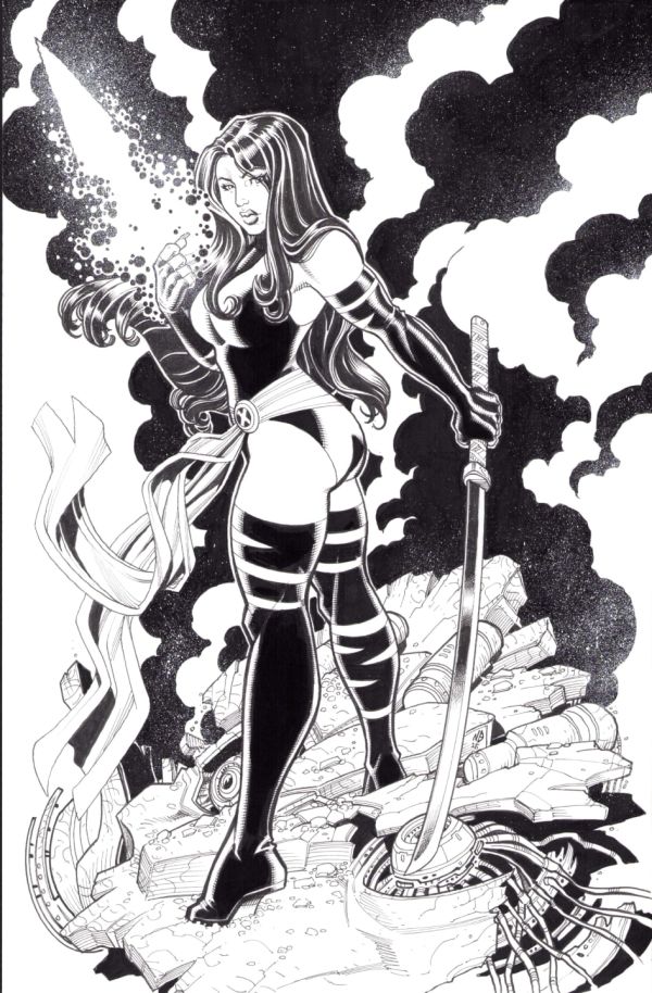 Image for Psylocke Illustration by Nick Bradshaw (11x17)